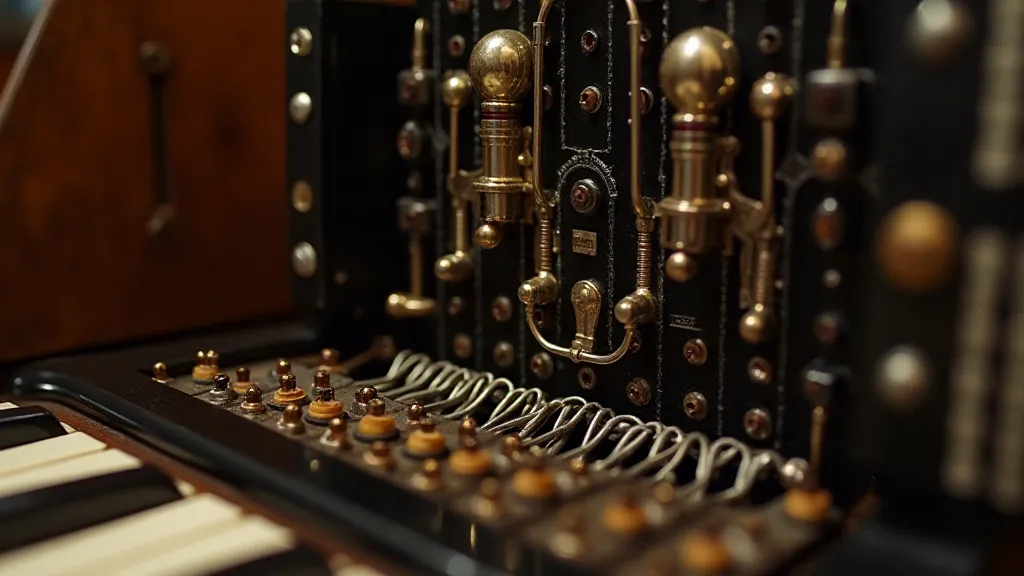 Accordion internal mechanism detail